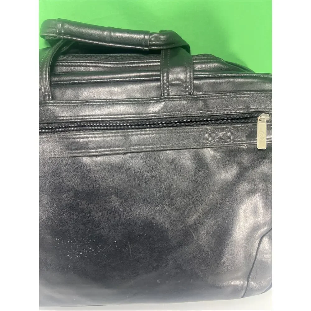 Avenues America: vintage harness leather laptop briefcase